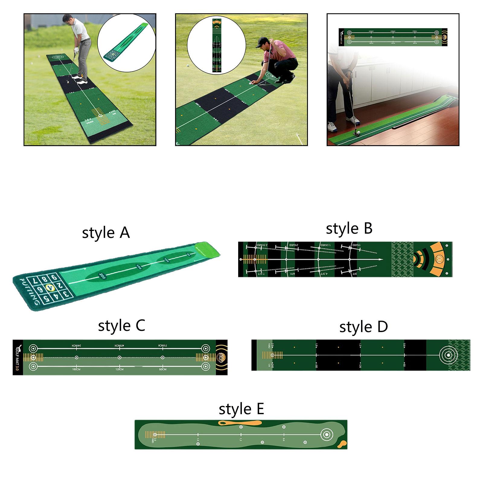 Golf Putting Mat - Tapis de mise de Golf pratique,