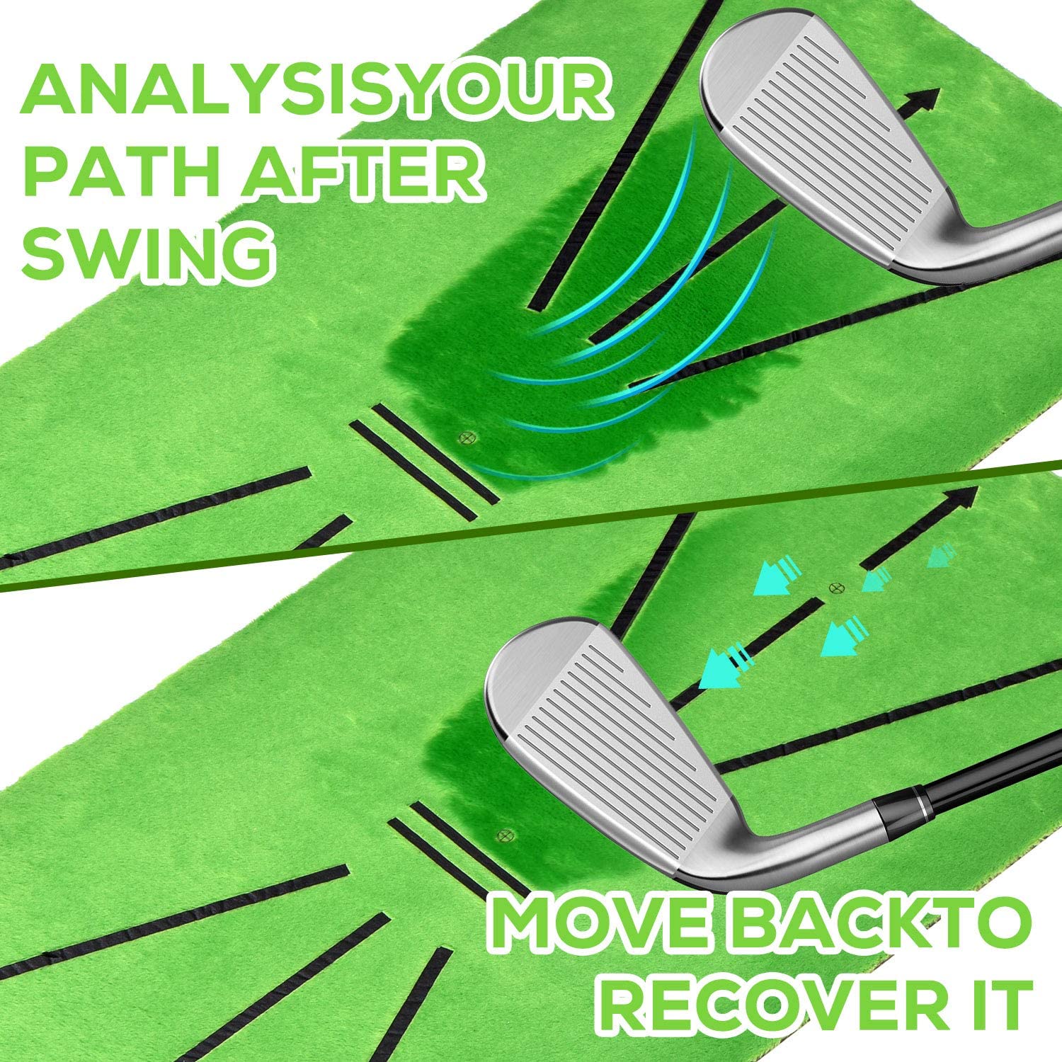 Polymères d'entraînement de go - Golf Putting Mat avis et prix